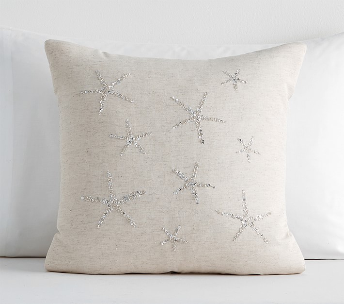 Sparkle Starfish Pillow