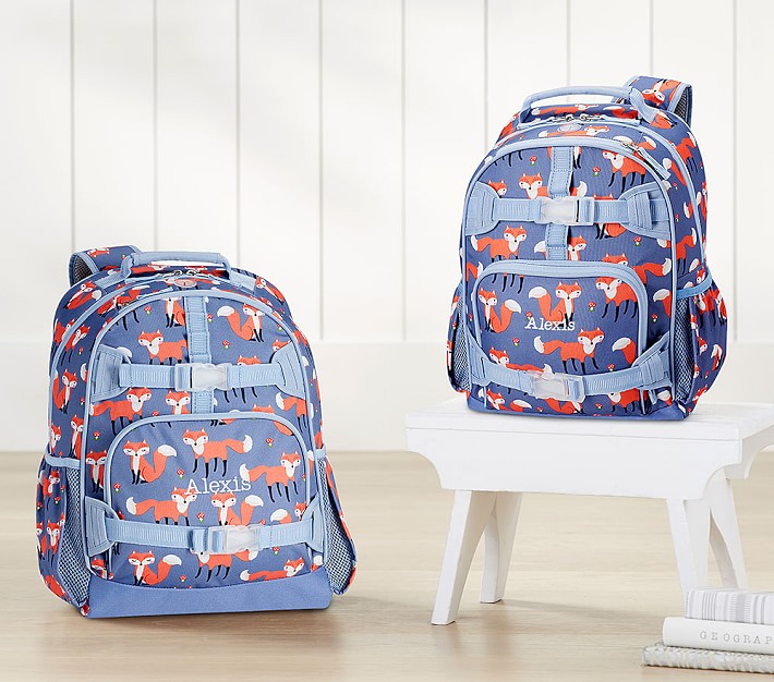Mackenzie Dark Blue Foxes Backpacks