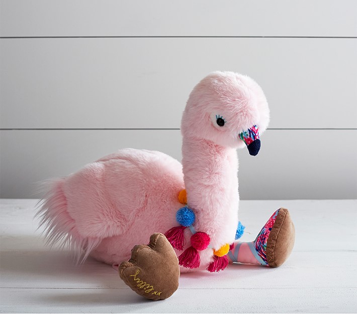 Lilly Pulitzer Fancy Flamingo Plush
