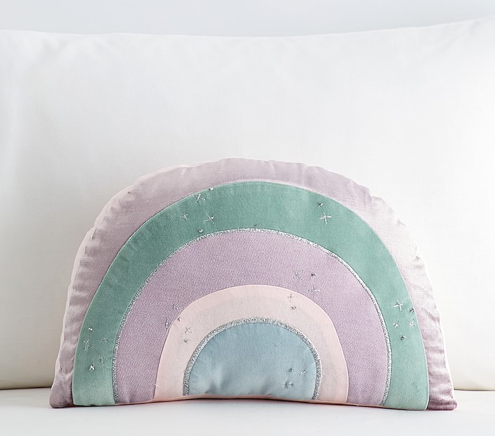 Shaped Rainbow Pillow