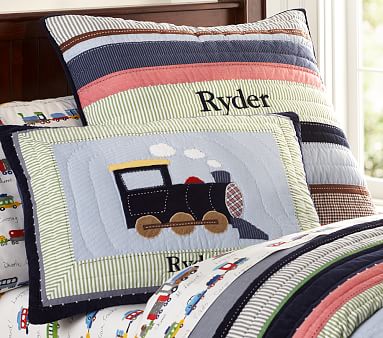 Pottery barn deals train quilt