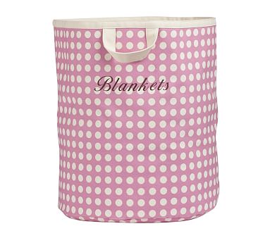 Bright Pink Dot Floor Tote