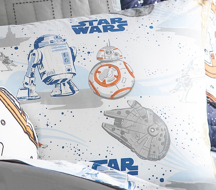 <em>Star Wars</em>&#8482; Droid&#8482; Organic Sheet Set & Pillowcases