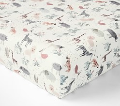 Safari Organic Cotton TENCEL™ Crib Fitted Sheet