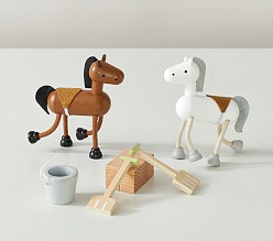 Horse Dollhouse Accessory Set