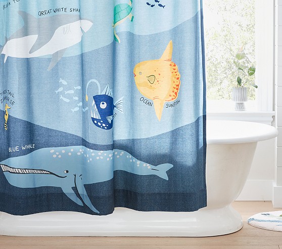 Shark Bath Curtain -  Canada