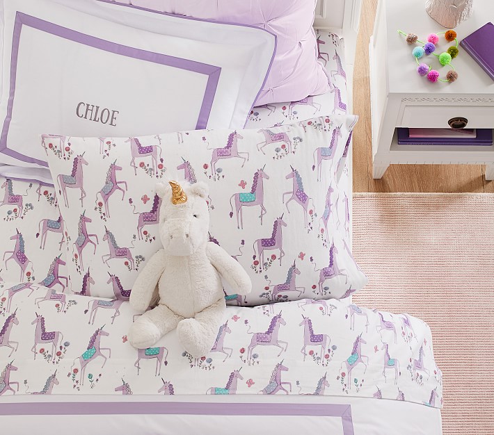 Magical Unicorn Organic Sheet Set &amp; Pillowcases