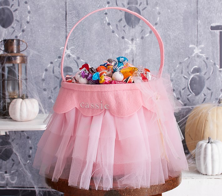 Pink Tulle Treat Bag