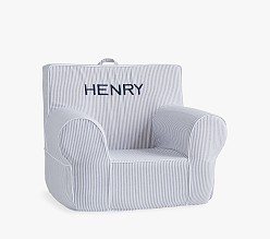 Kids Anywhere Chair®, Navy Oxford Stripe Slipcover Only