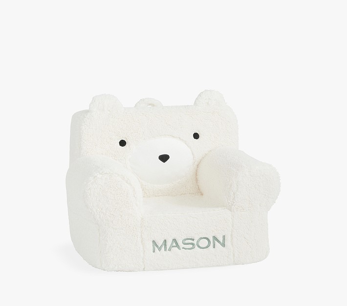 My First Anywhere Chair&#174;, Ivory Sherpa Bear Slipcover Only