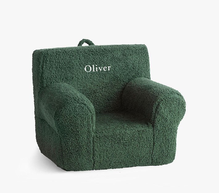 Kids Anywhere Chair&#174;, Forest Green Cozy Sherpa