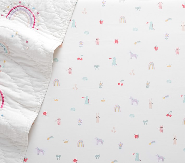 Piper Organic Crib Fitted Sheet