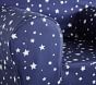 Kids Anywhere Chair&#174;, Navy Glow-in-the-Dark Scattered Stars