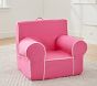 Anywhere Chair&#174;, Bright Pink with White Piping Twill