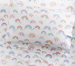 Rainbow Cloud Organic Sheet Set & Pillowcases