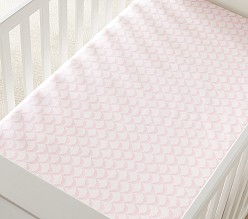Scallop Geo Crib Fitted Sheet