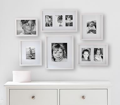 White Gallery Wall Frames in a Box Set | Pottery Barn Kids