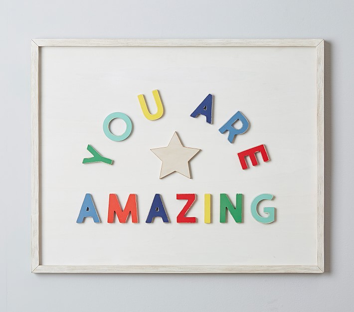 You Are Amazing Wood Sentiment Art