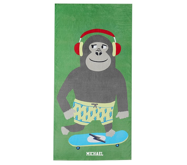 Gorilla Kid Beach Towel