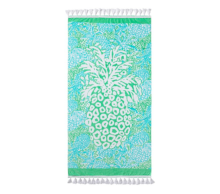 Lilly Pulitzer Home Slice Pineapple Kid Beach Towel