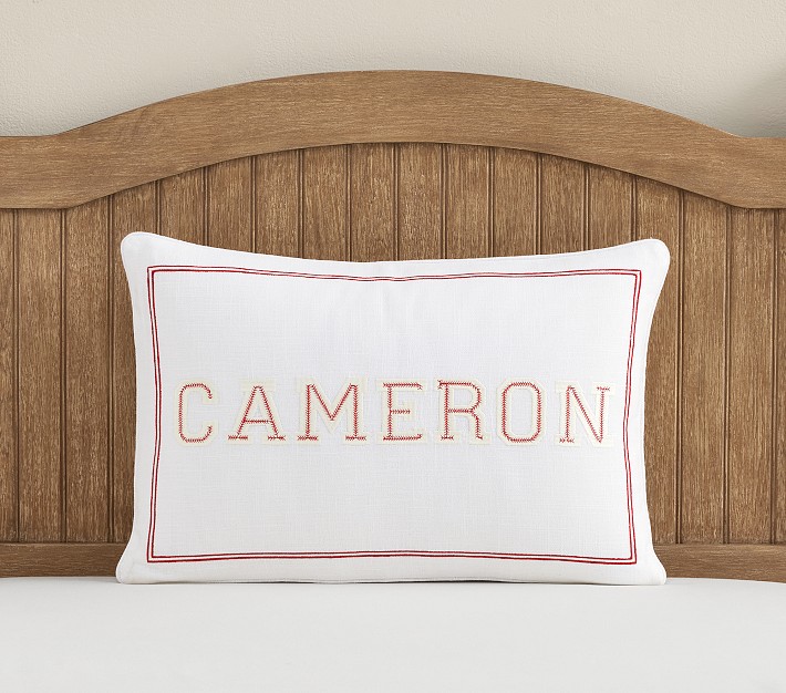 Baseball Personalized Pillow Pottery Barn Kids