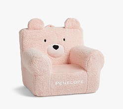 Kids Anywhere Chair®, Blush Sherpa Bear