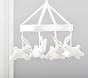 Bunny Knit Musical Crib Mobile
