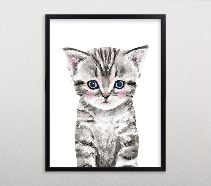 Limited Edition Minted&#174; Baby Animal Kitten Wall Art by Cass Loh