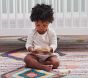 Video 1 for west elm x pbk Knit Cotton Geometric Baby Blanket
