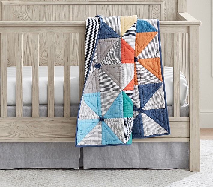 Pinwheel Baby Quilt Pottery Barn Kids