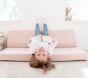 Foamnasium x PBK Blocksy Heathered Basketweave Mini Kids Couch