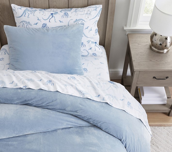 Luxe Chamois Duvet Cover & Shams Pottery Barn Kids
