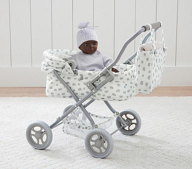 Gotz Baby Doll Brushstroke Mini Pram Stroller Bundle Set Pottery Barn Kids