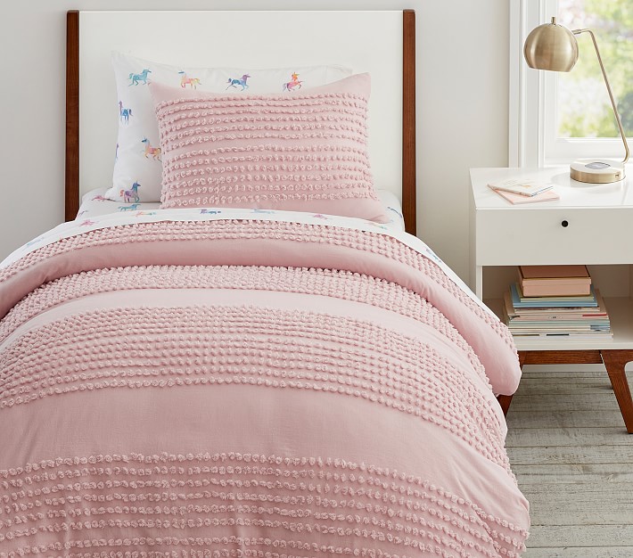 west elm x pbk Candlewick Duvet Cover & Shams Pottery Barn Kids