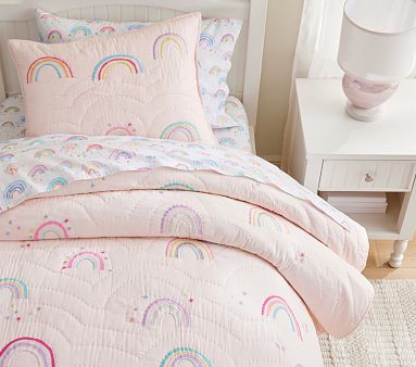 Molly Rainbow Kids' Comforter Set | Pottery Barn Kids