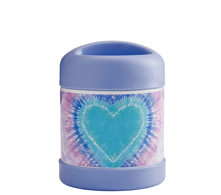 Mackenzie Lavender Heart Tie-Dye Hot/Cold Container