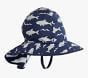 Shark Diaper Cover &amp; Reversible Hat