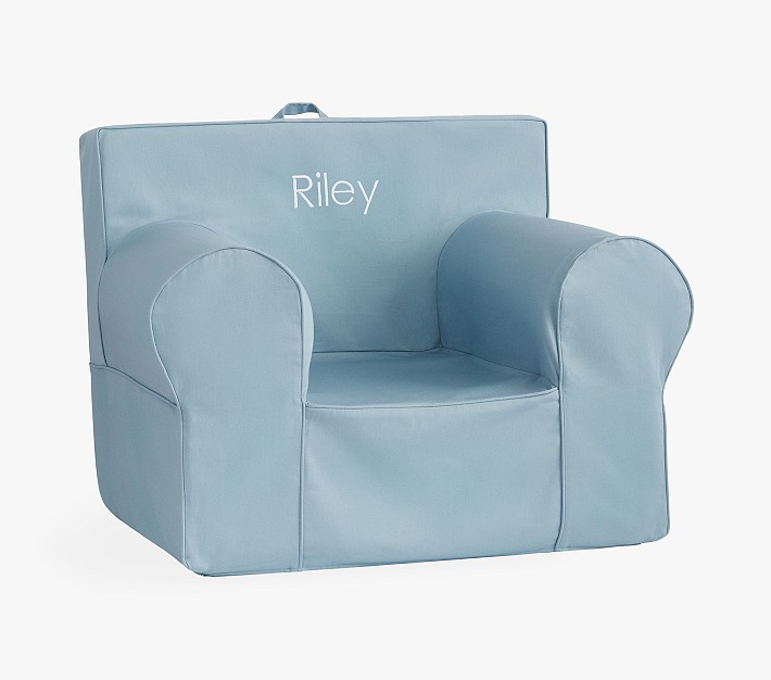 Oversized Anywhere Chair&#174;, Light Blue Twill
