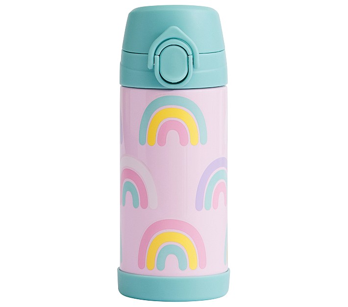 Mackenzie Pink Rainbows Water Bottle