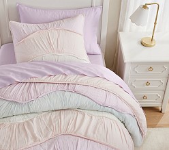 Ryleigh Ruched Wave Quilt & Shams
