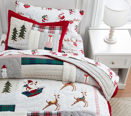 Pottery Barn Christmas shops quilt