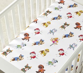 Paw Patrol Organic Crib Fitted Sheet Pottery Barn Kids