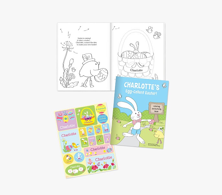 Easter Egg-Cellent Coloring Book and Sticker Gift Set