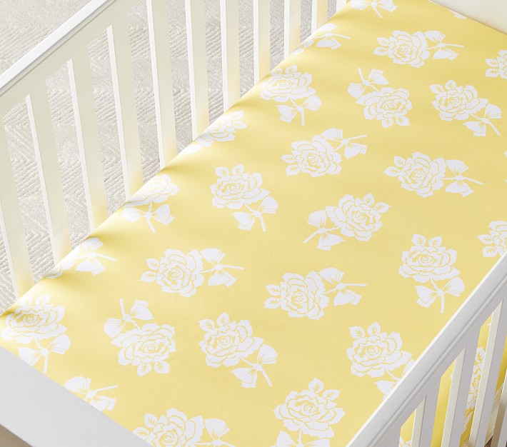 Hope for Flowers by Tracy Reese Rose Organic Crib Fitted Sheet