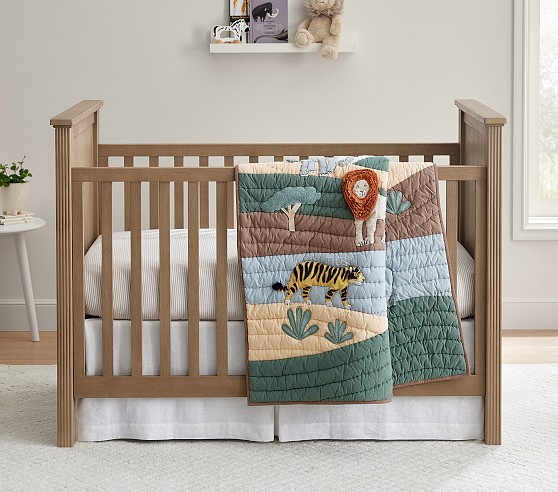 Brendan Animals Baby Quilt Pottery Barn Kids