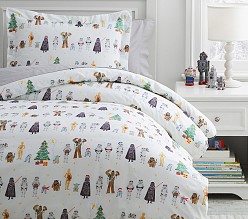 <em>Star Wars</em>™ Holiday Organic Duvet Cover & Shams