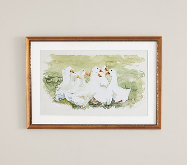 Ducks in a Row Art 22 x 32 Pottery Barn Kids