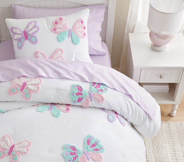 Candlewick Butterfly Comforter &amp; Shams