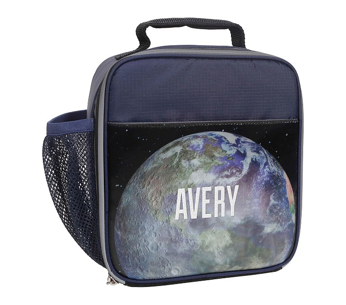 Mackenzie Earth & Moon Holographic Lunch Boxes | Pottery Barn Kids