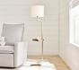 Polished Tray Floor Lamp (49&quot;)